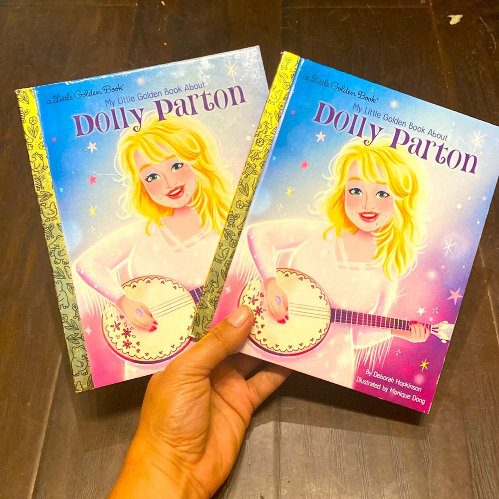 Lot of 2 Little My Little Golden Book About Dolly Parton by Deborah Hopkinson